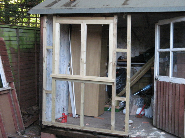 Shed rebuild in Southampton | Carpentry Services Southampton